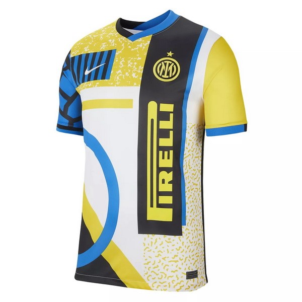 Tailandia Camiseta Inter Milan 4ª 2020 2021 Amarillo